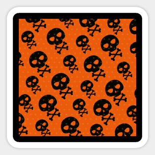 Skull Pattern Sticker